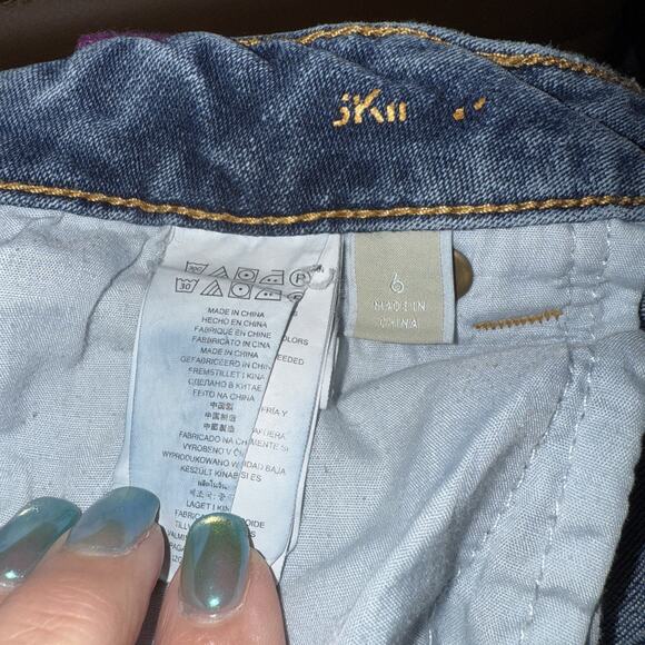 Michael Kors Women's Skinny Jeans Size 6 Medium Wash Blue Denim 28x27 Designer - Picture 11 of 11